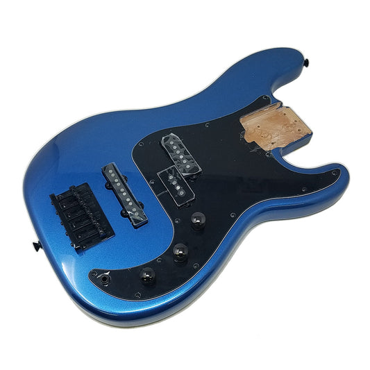 Allen Eden Guitars 5-String Electric Bass Guitar Body Midnight Blue