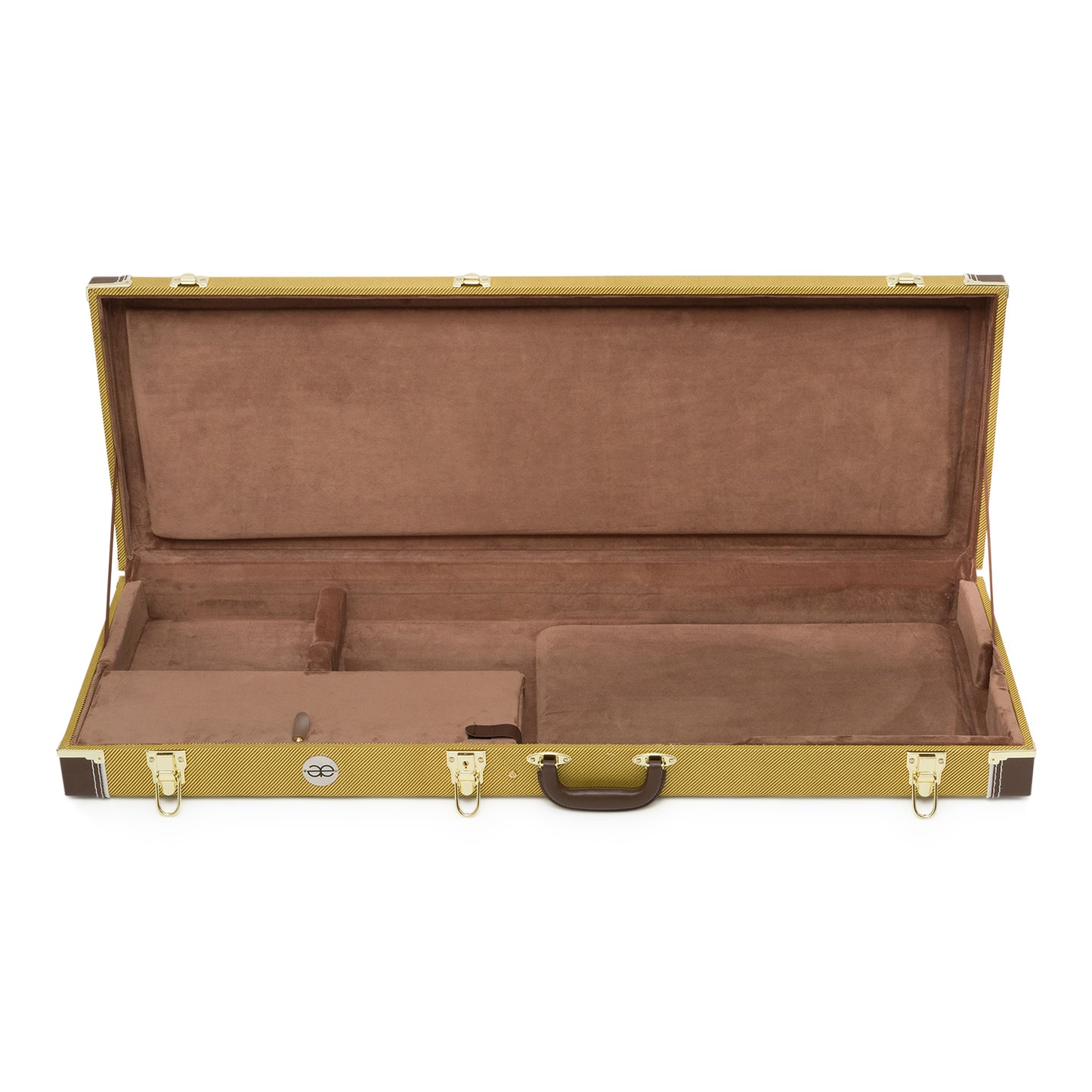 AE Guitars Hardshell Case Tweed with Brown Sides for Jaguar / Jazzmaster