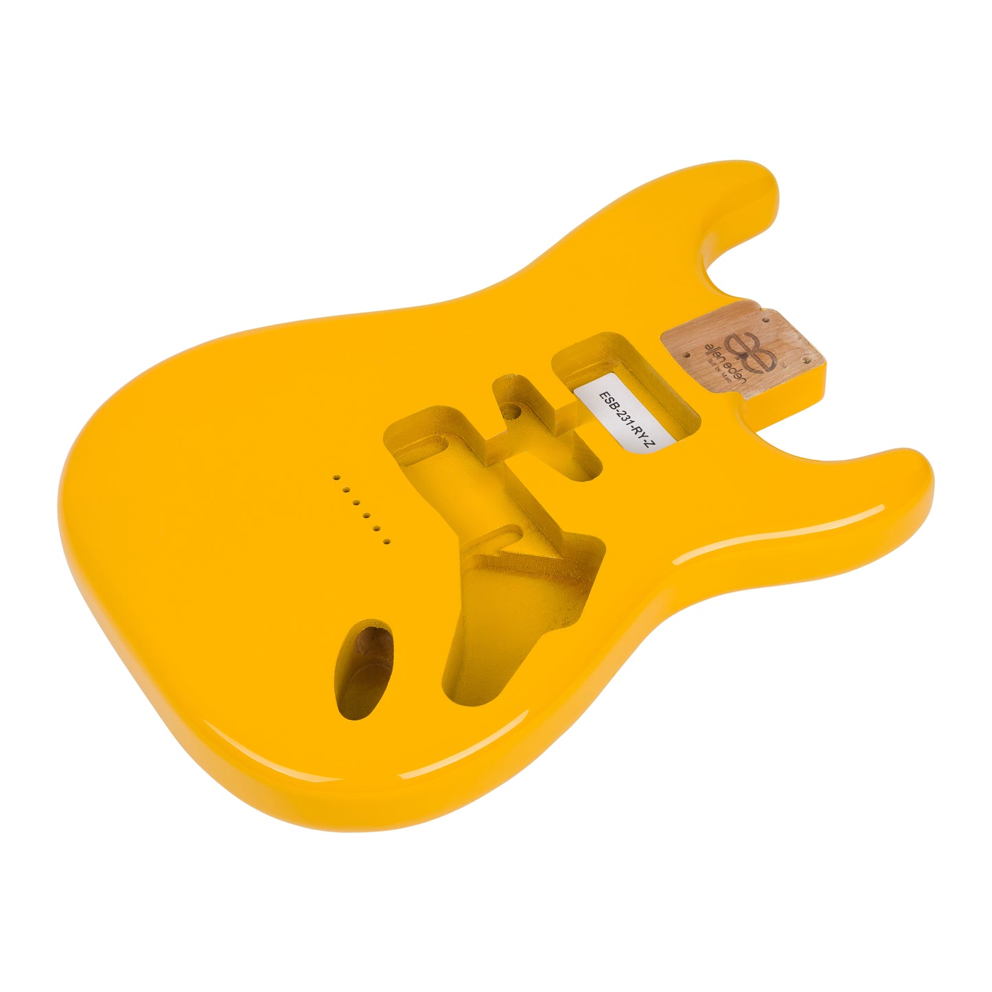 AE Guitars® S-Style Alder Replacement Guitar Body Royal Yellow