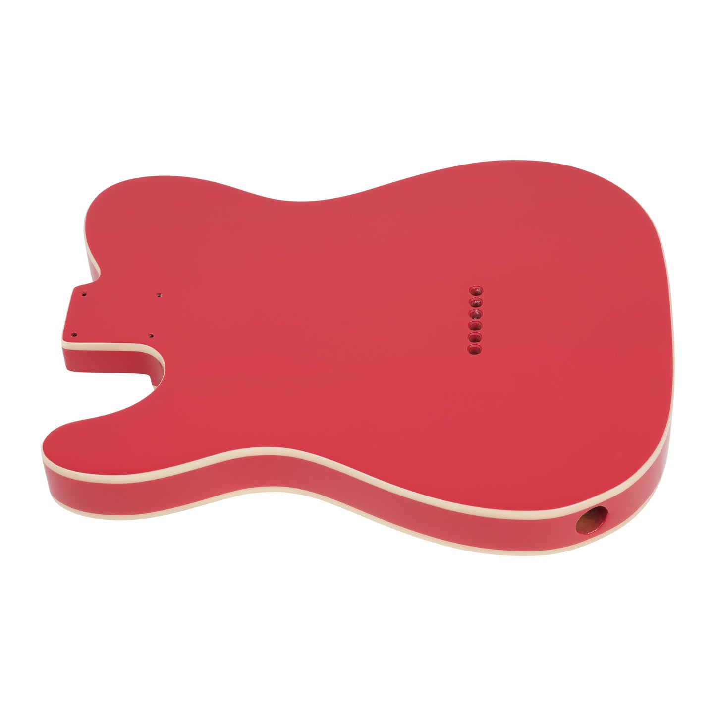 AE Guitars® T-Style Alder Replacement Guitar Body Fire Engine Red Double Binding