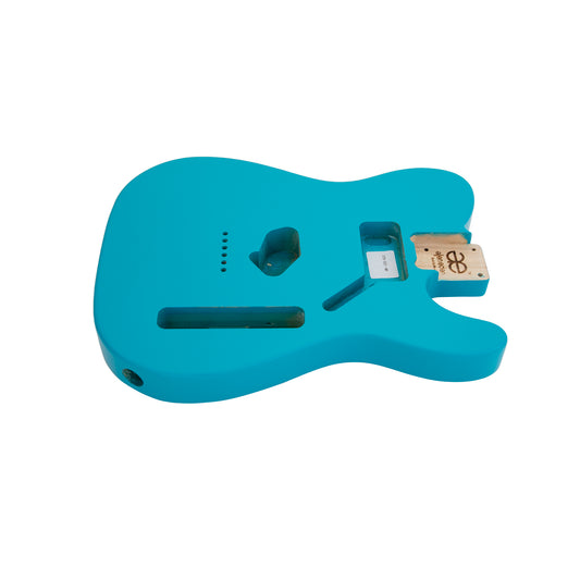 AE Guitars® T-Style Paulownia Replacement Guitar Body Miami Blue