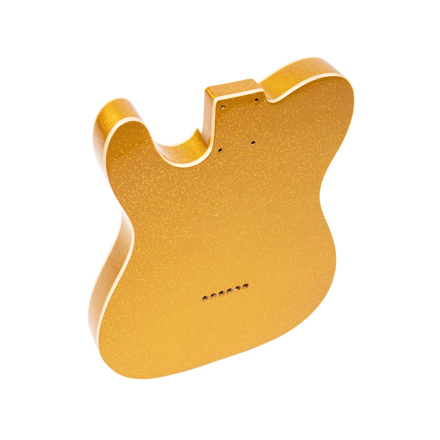 AE Guitars® T-Style Alder Replacement Guitar Body Gold Flake with Binding