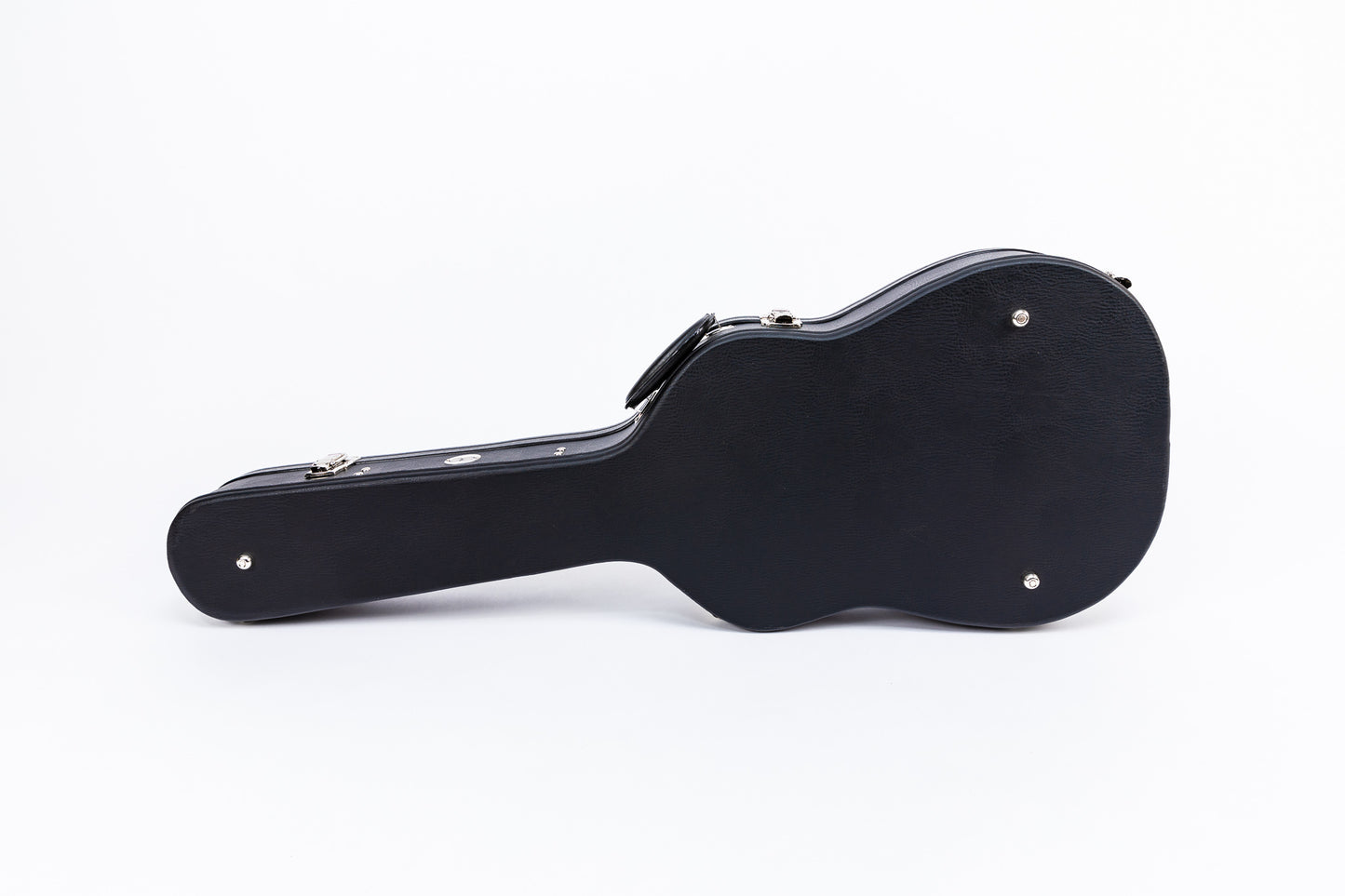 AE Guitars Hardshell Guitar Case Black Leather with Gray Interior For Gretsch Jet Styles
