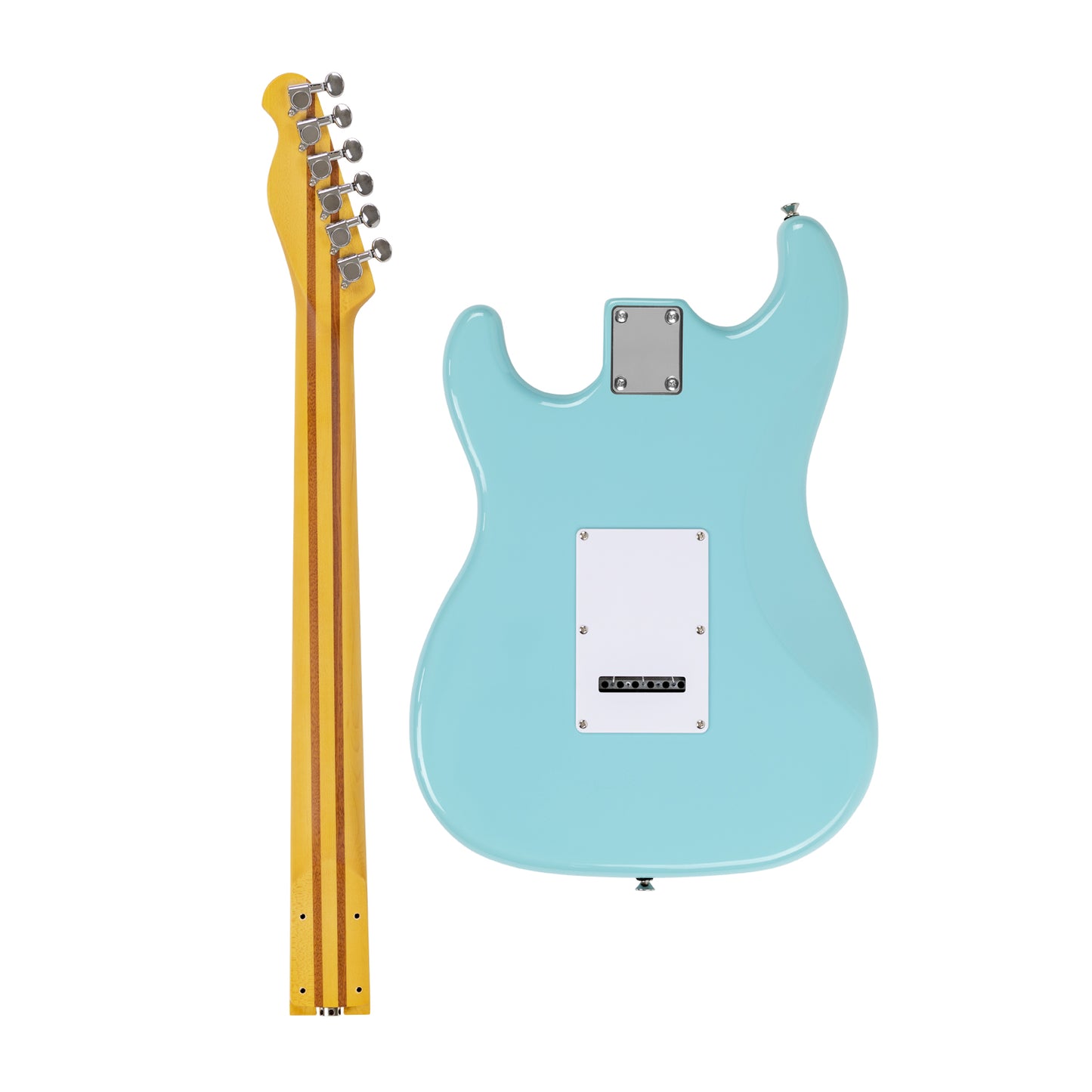 AE Guitars® Build Series Sepulveda Standard Sonic Blue (Maple Neck) Guitar Kit