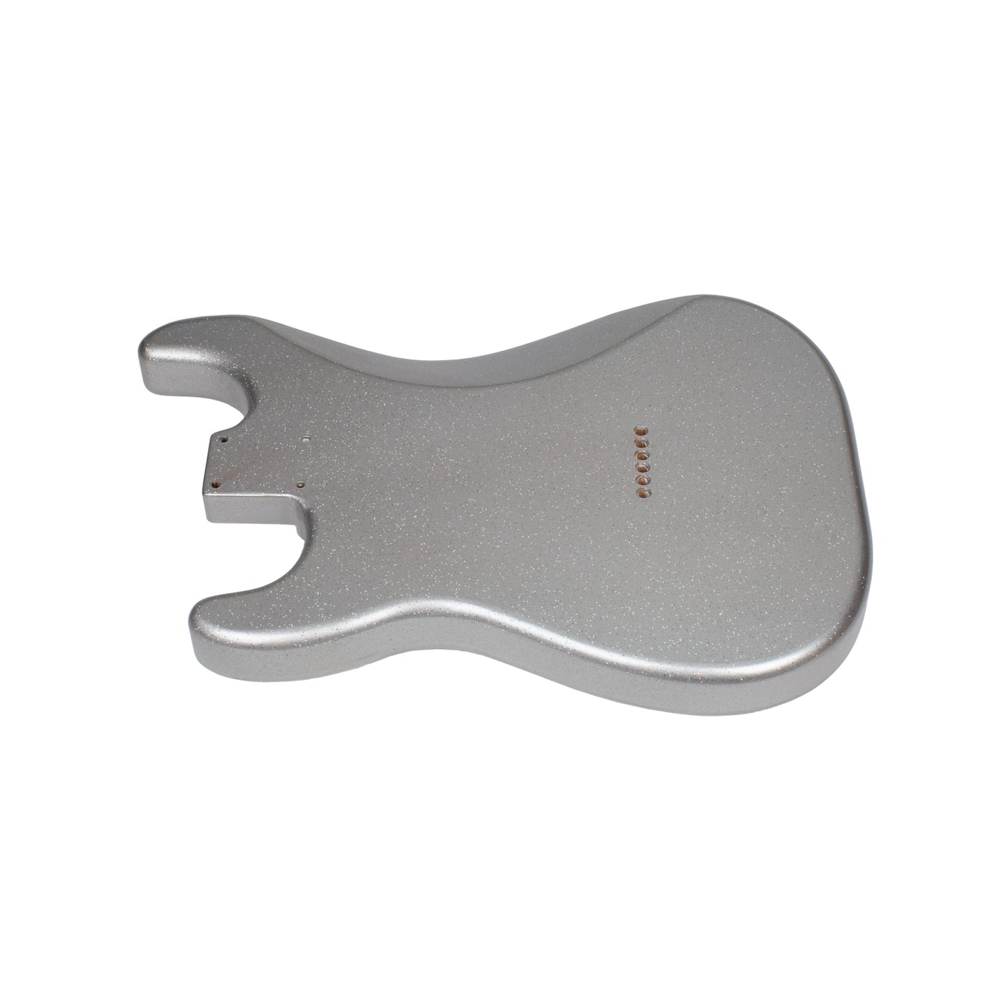 AE Guitars® S-Style Alder Replacement Guitar Body Silver Variant Flake