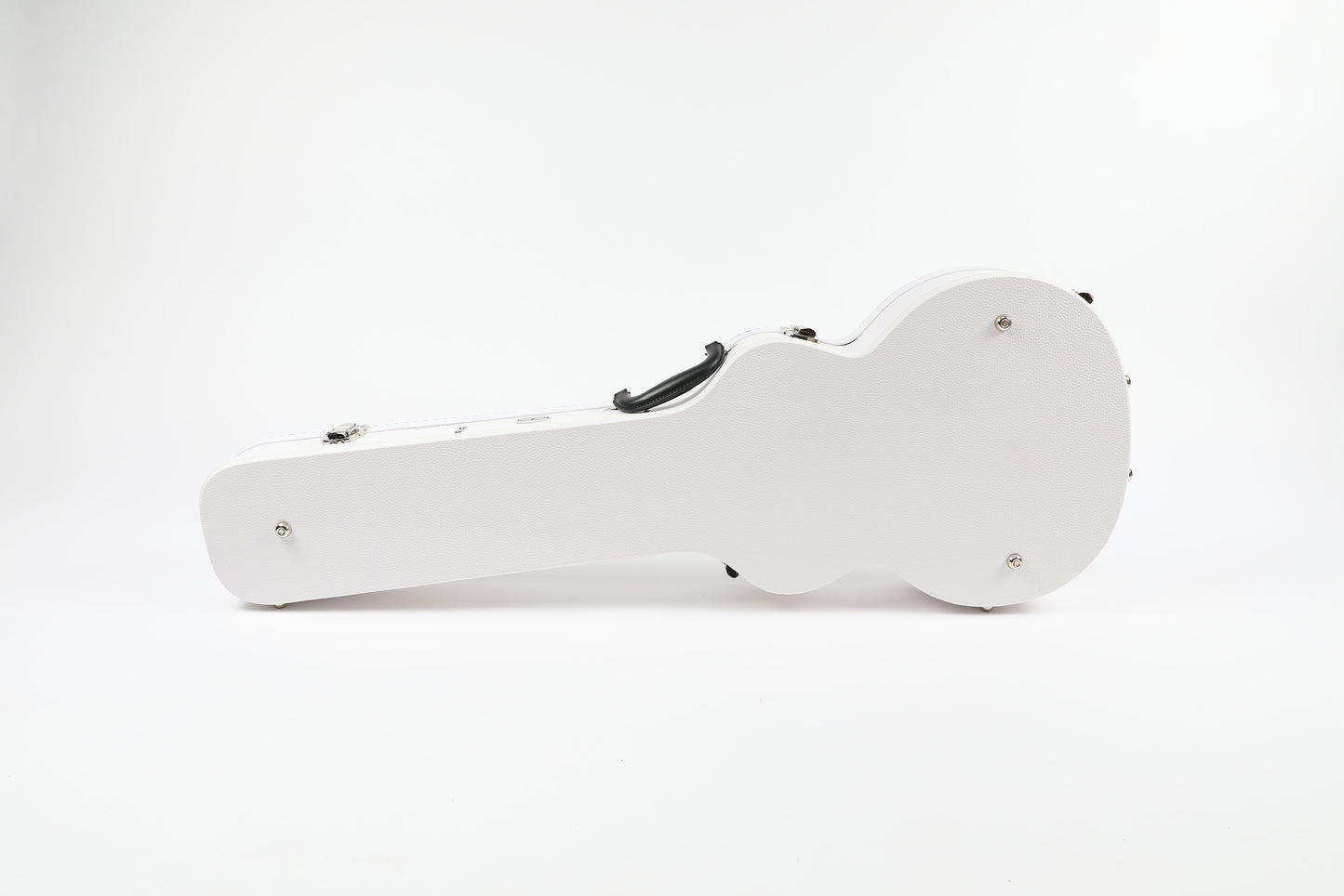 Allen Eden White Hard Shell Guitar Case for Arch Top Les Paul Styles
