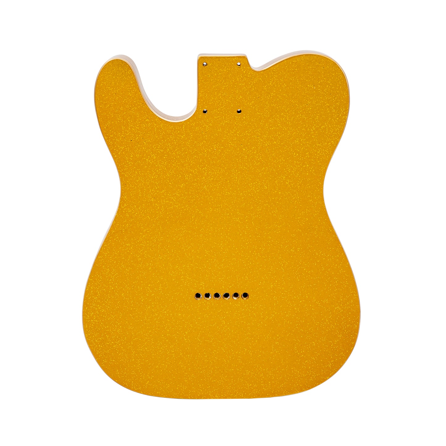 AE Guitars® T-Style Alder Replacement Guitar Body Gold Flake with Binding