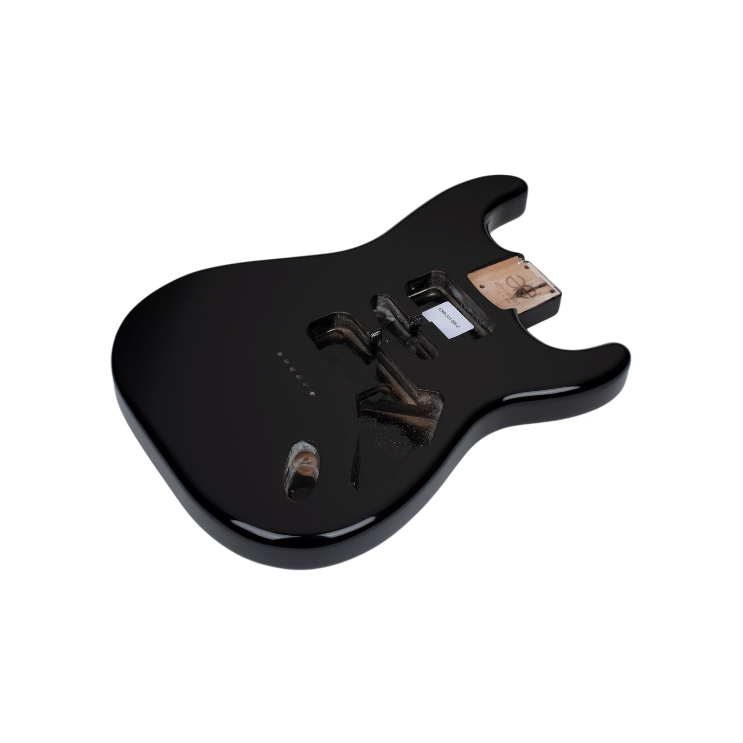 AE Guitars® S-Style Paulownia Replacement Guitar Body Black