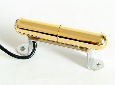 Artec Alnico 5 Lipstick Tube Single Coil Guitar Pickup Gold Bridge