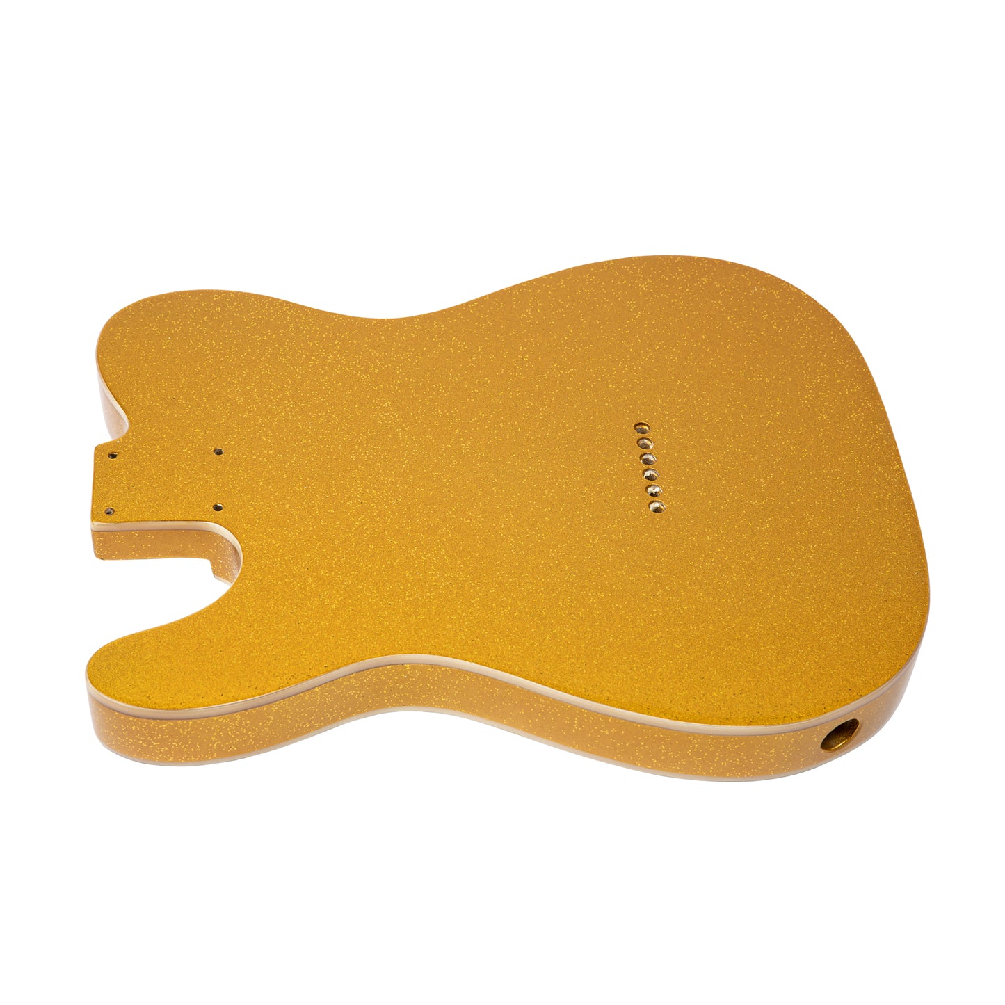 AE Guitars® T-Style Alder Replacement Guitar Body Gold Flake with Binding