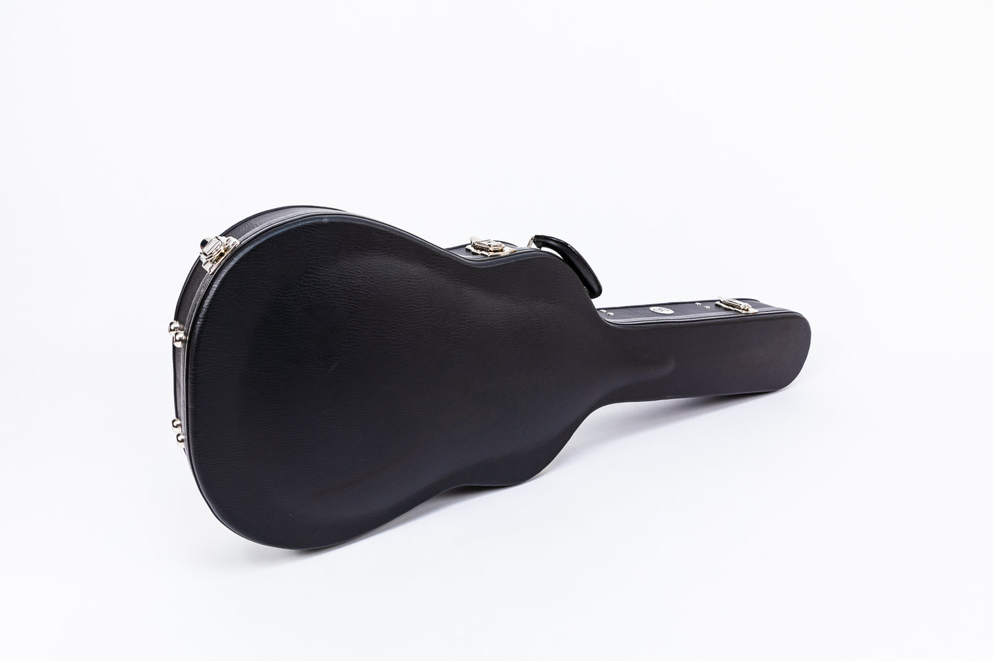 AE Guitars Hardshell Guitar Case Black Leather with Gray Interior For Gretsch Jet Styles