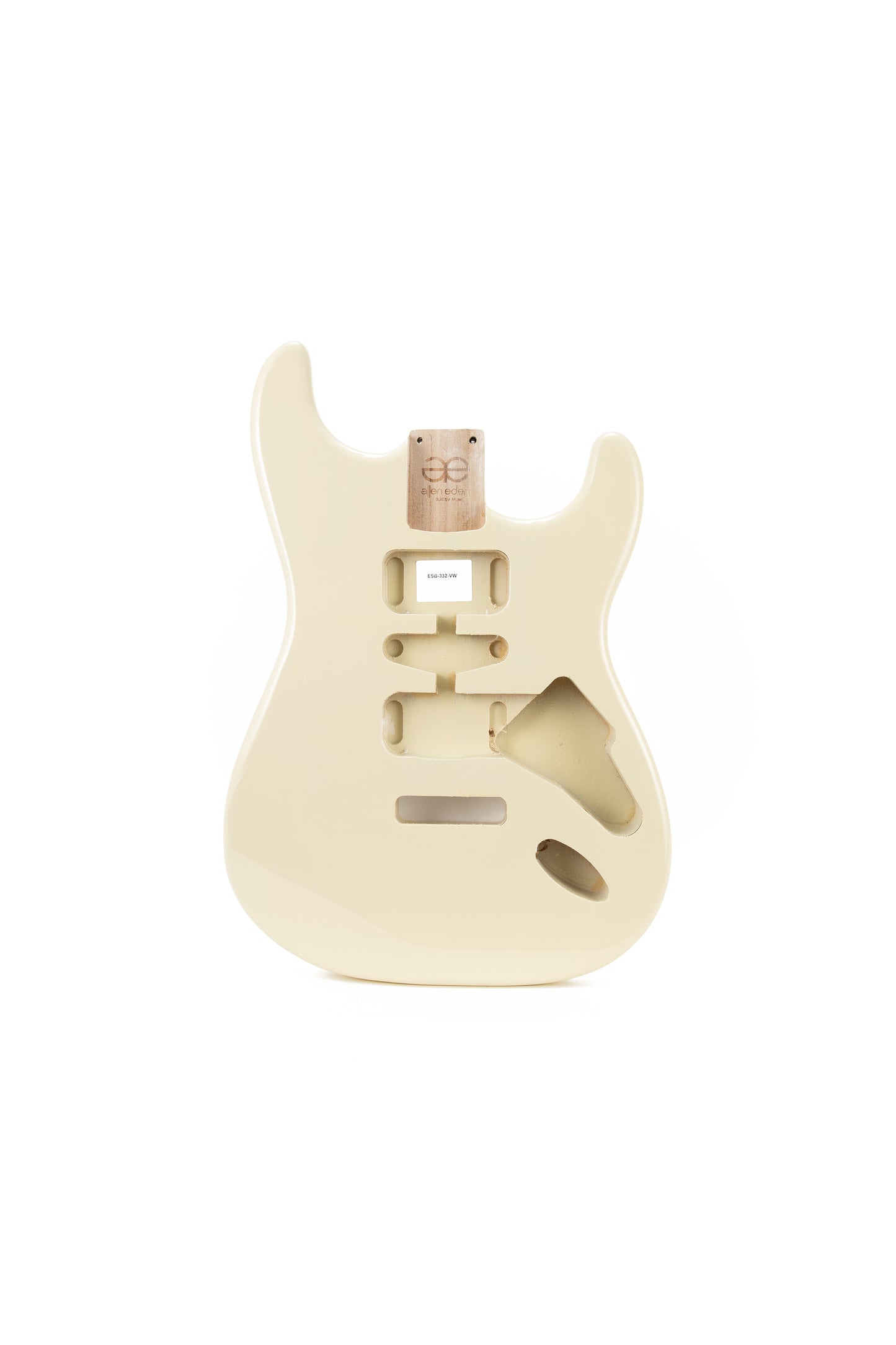 AE Guitars® S-Style Paulownia Replacement Guitar Body Vintage White