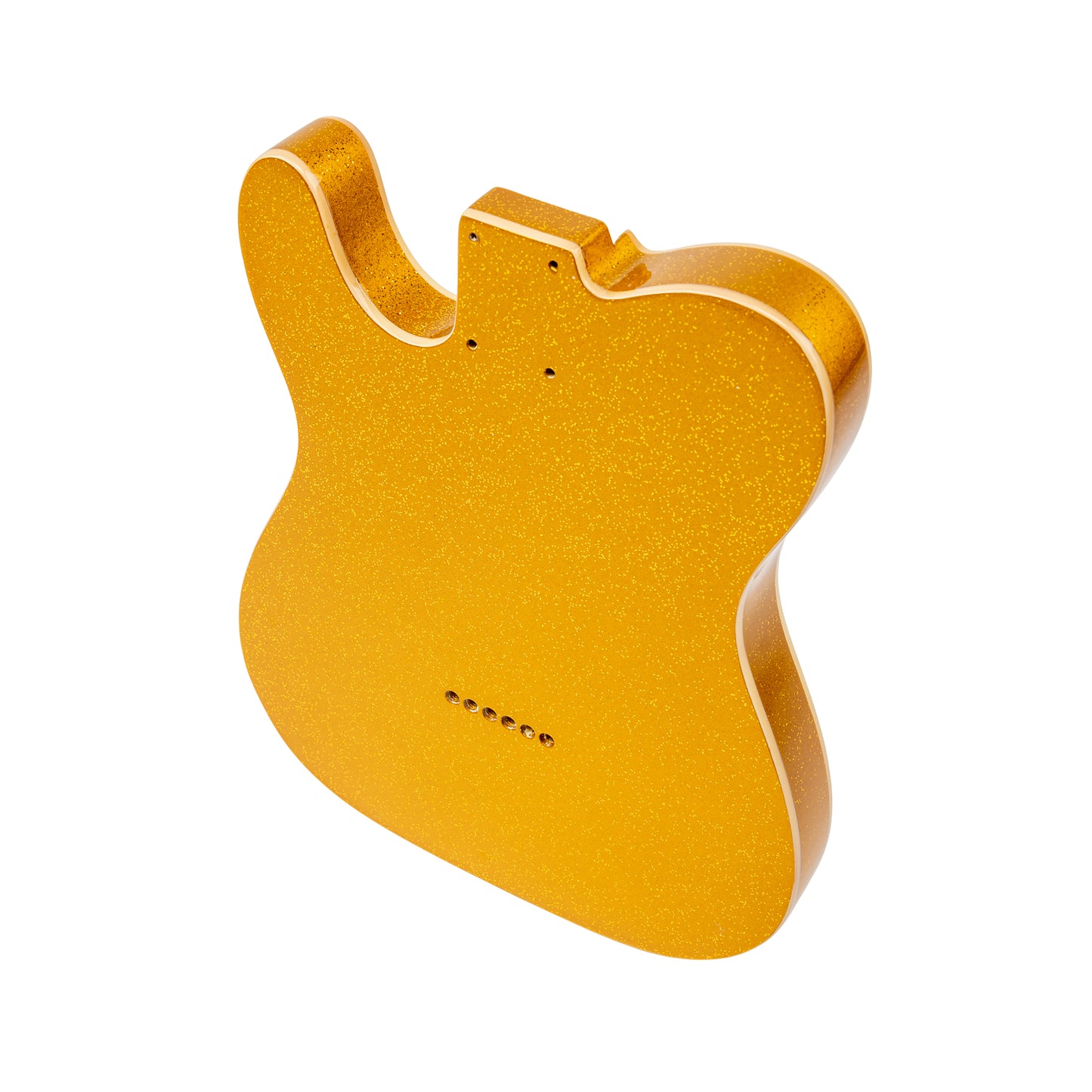 AE Guitars® T-Style Alder Replacement Guitar Body Gold Flake with Binding