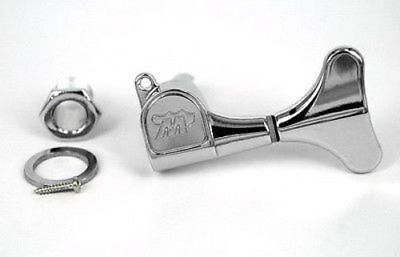 OEM Chrome Die-Cast Bass Tuners Machine Head Tuning Peg Reverse