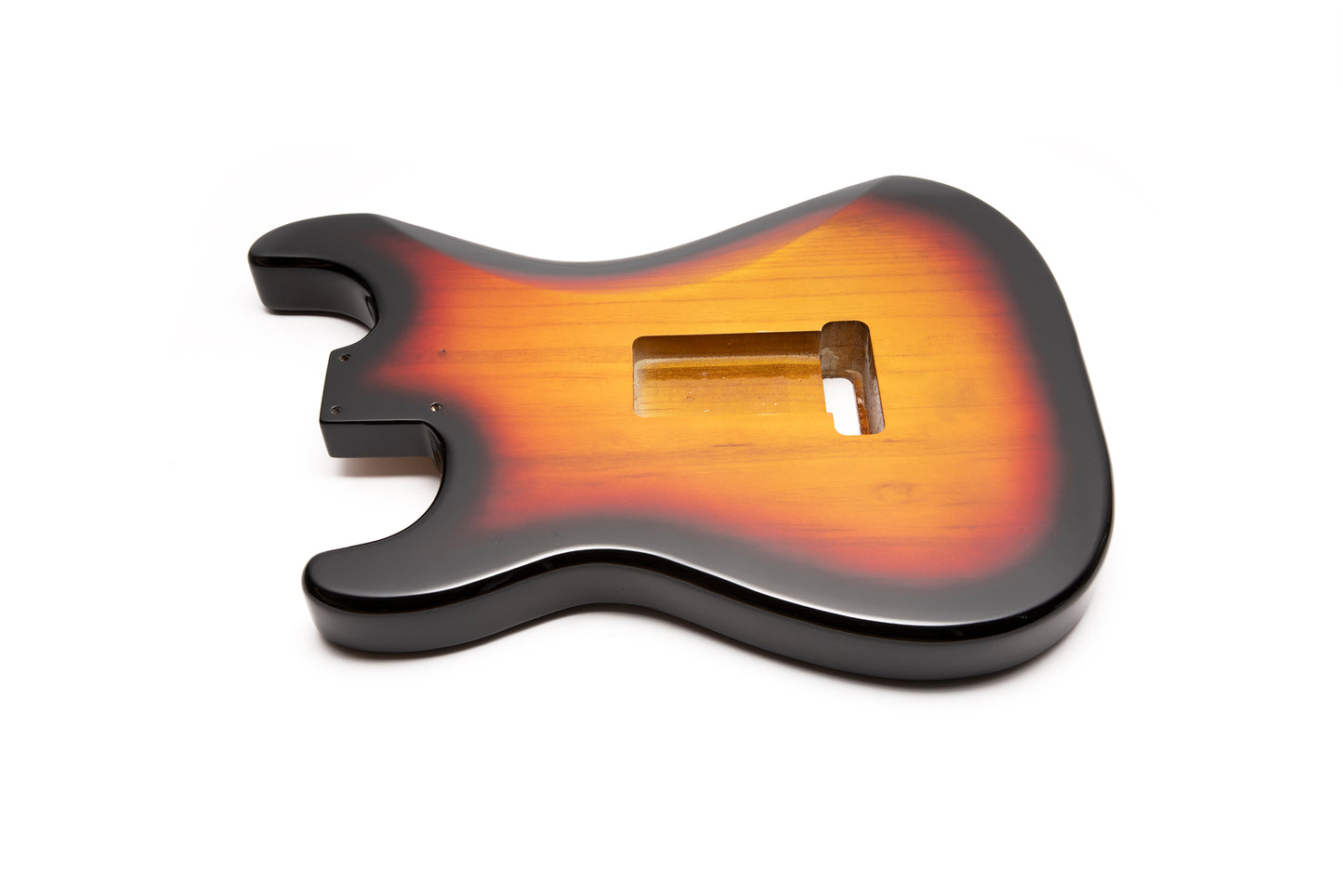 AE Guitars® S-Style Paulownia Replacement Guitar Body 3 Tone Sunburst