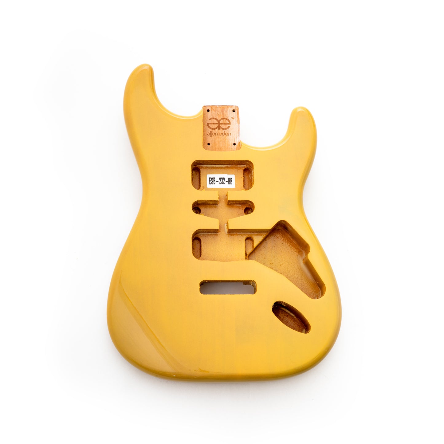 AE Guitars® S-Style Alder Replacement Guitar Body Butterscotch Blonde