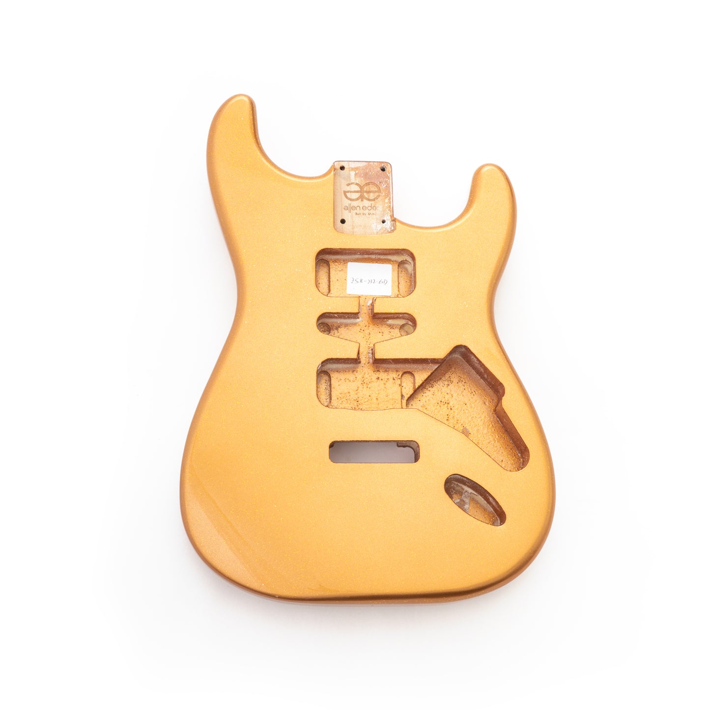 AE Guitars® S-Style Alder Replacement Guitar Body Gold Sparkle