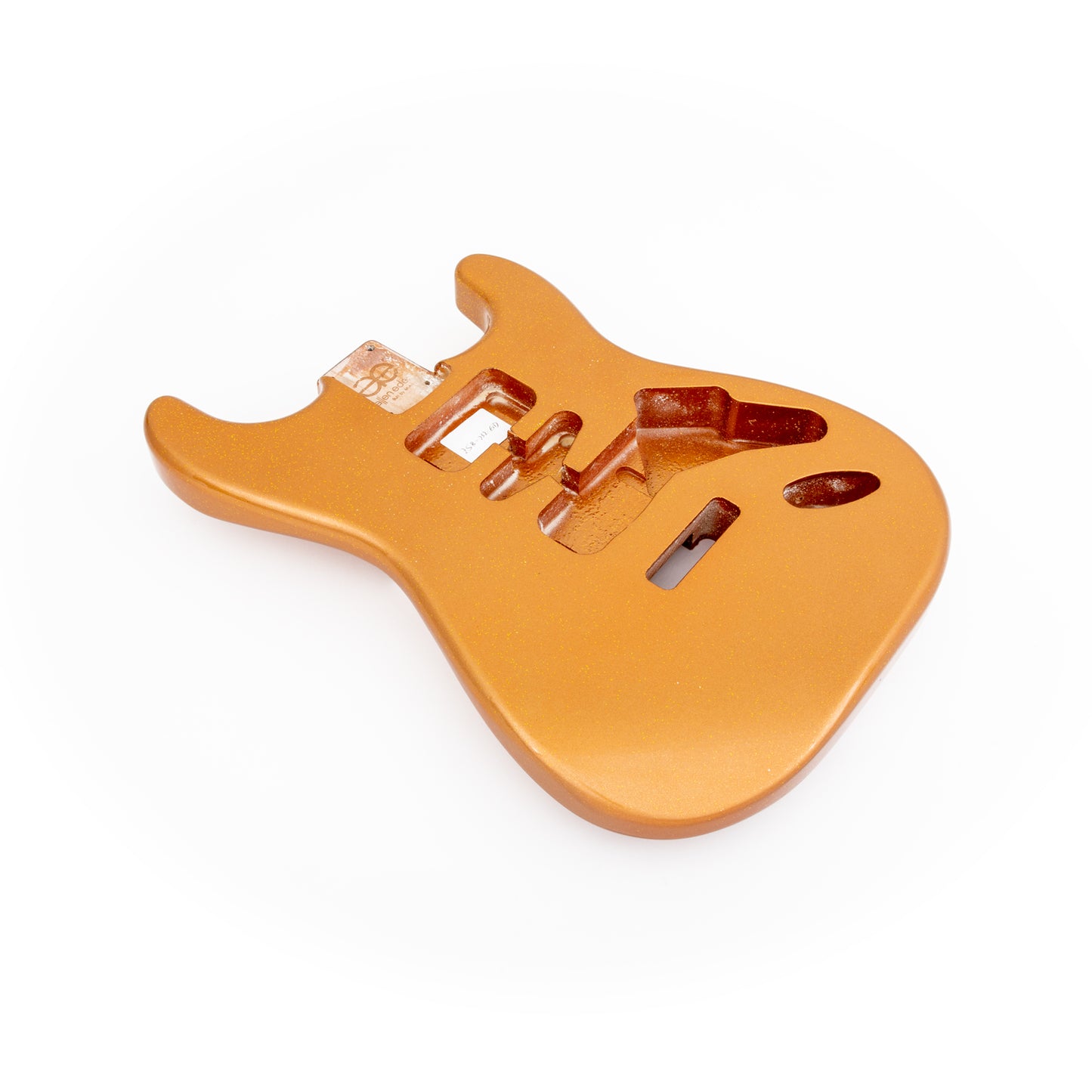 AE Guitars® S-Style Alder Replacement Guitar Body Gold Sparkle
