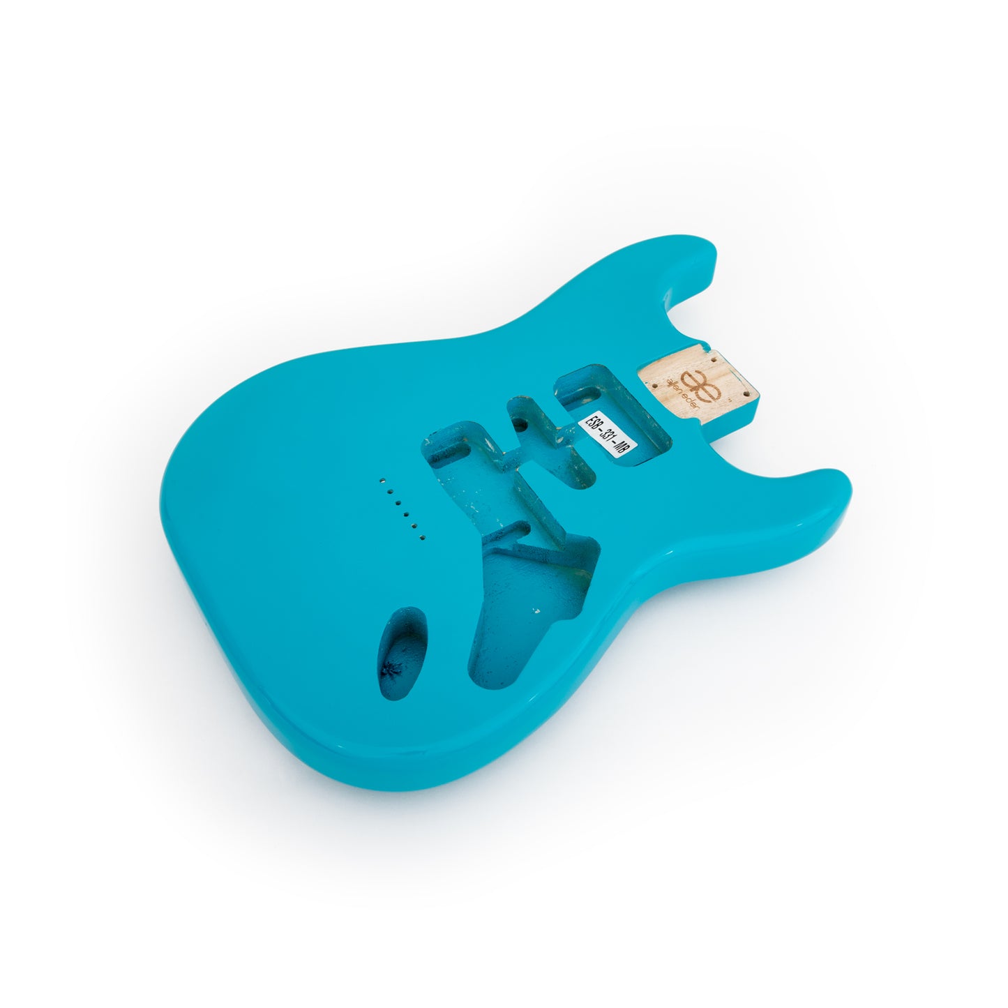 AE Guitars® S-Style Paulownia Replacement Guitar Body Miami Blue