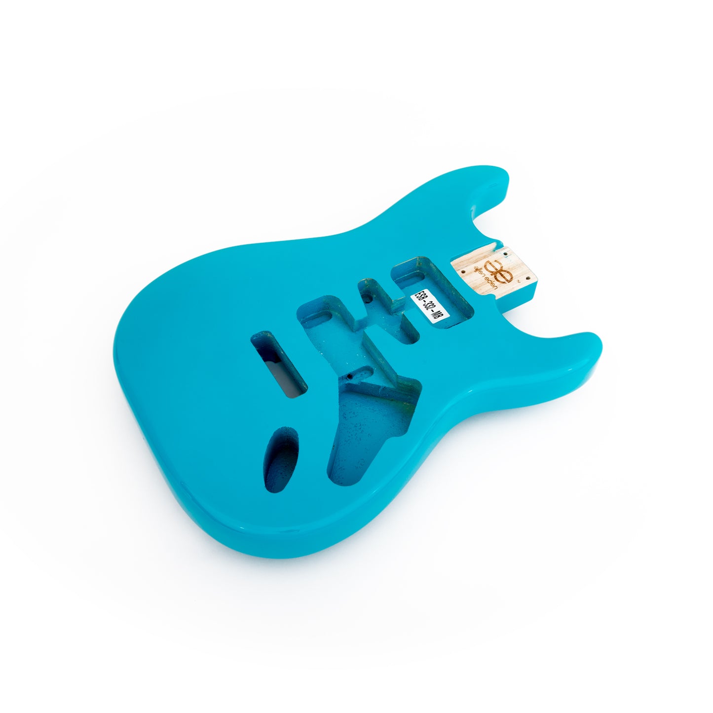 AE Guitars® S-Style Paulownia Replacement Guitar Body Miami Blue