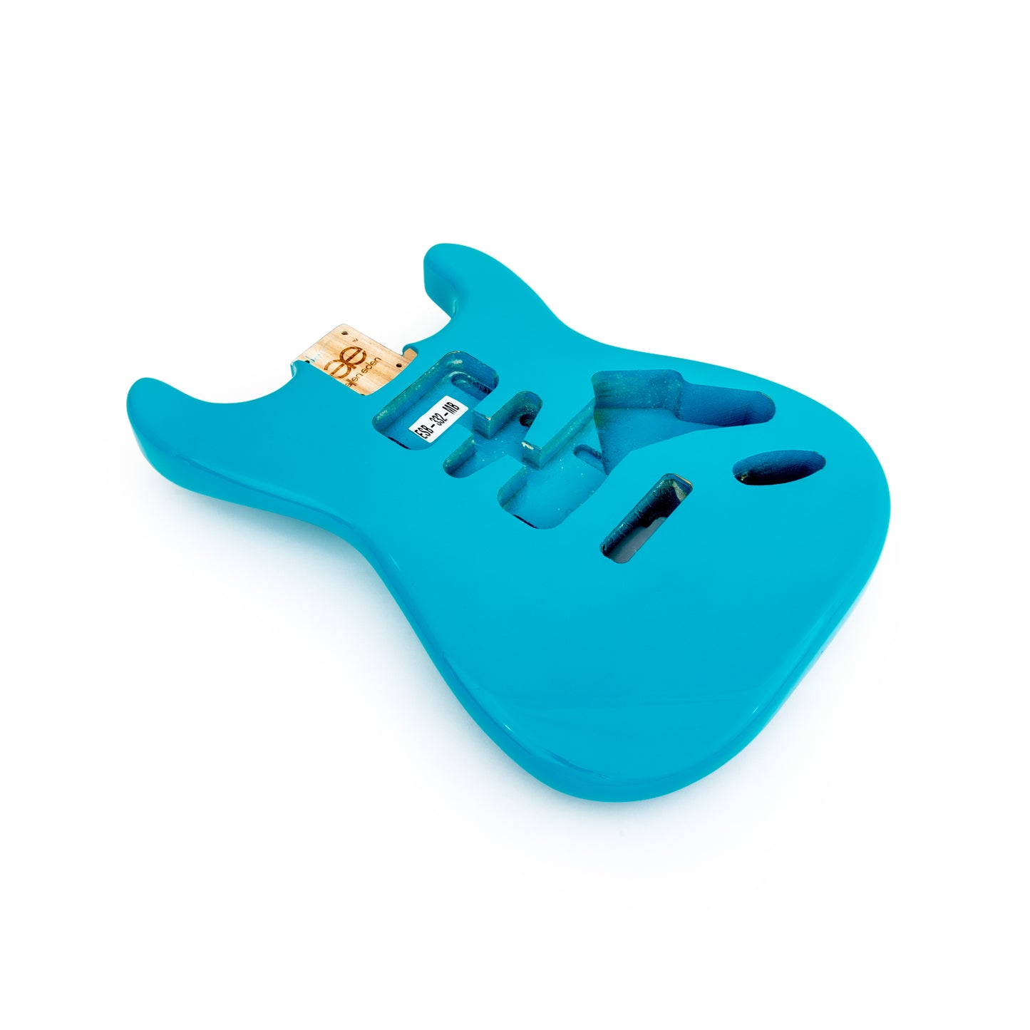 AE Guitars® S-Style Paulownia Replacement Guitar Body Miami Blue