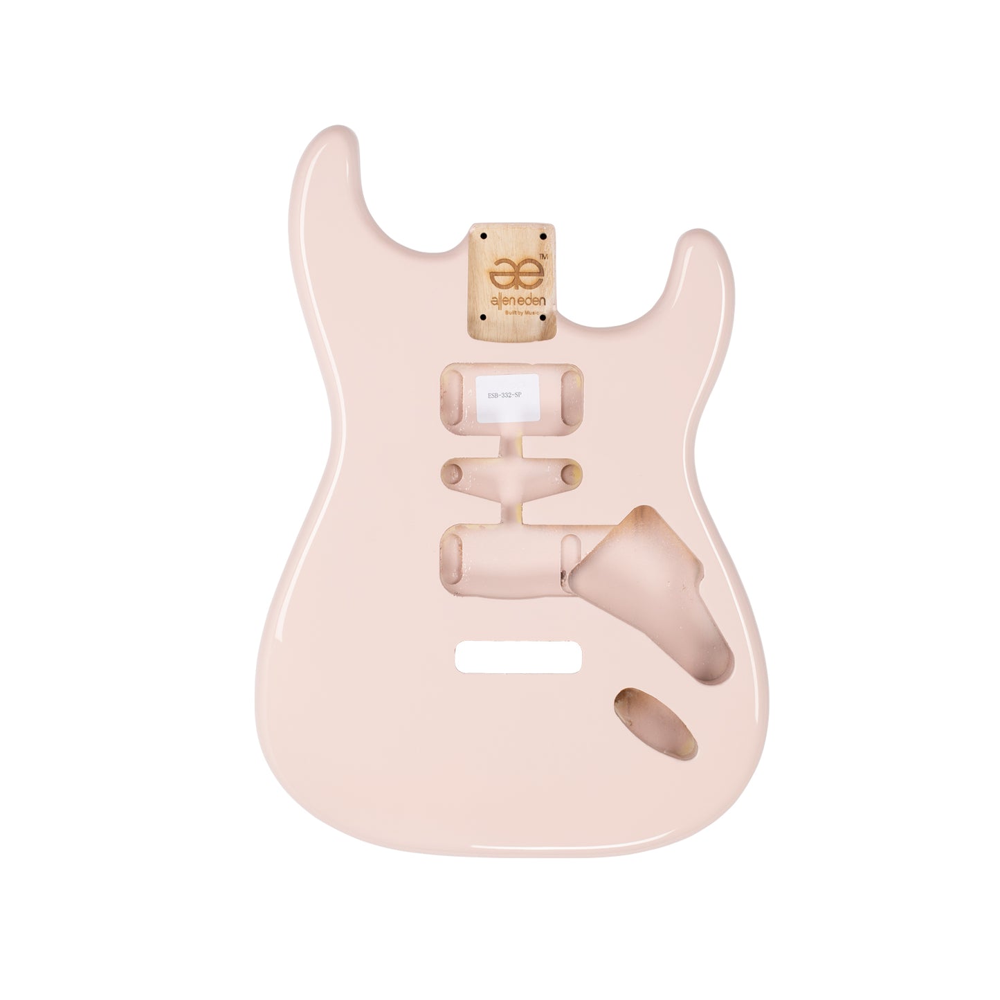 AE Guitars® S-Style Paulownia Replacement Guitar Body Shell Pink