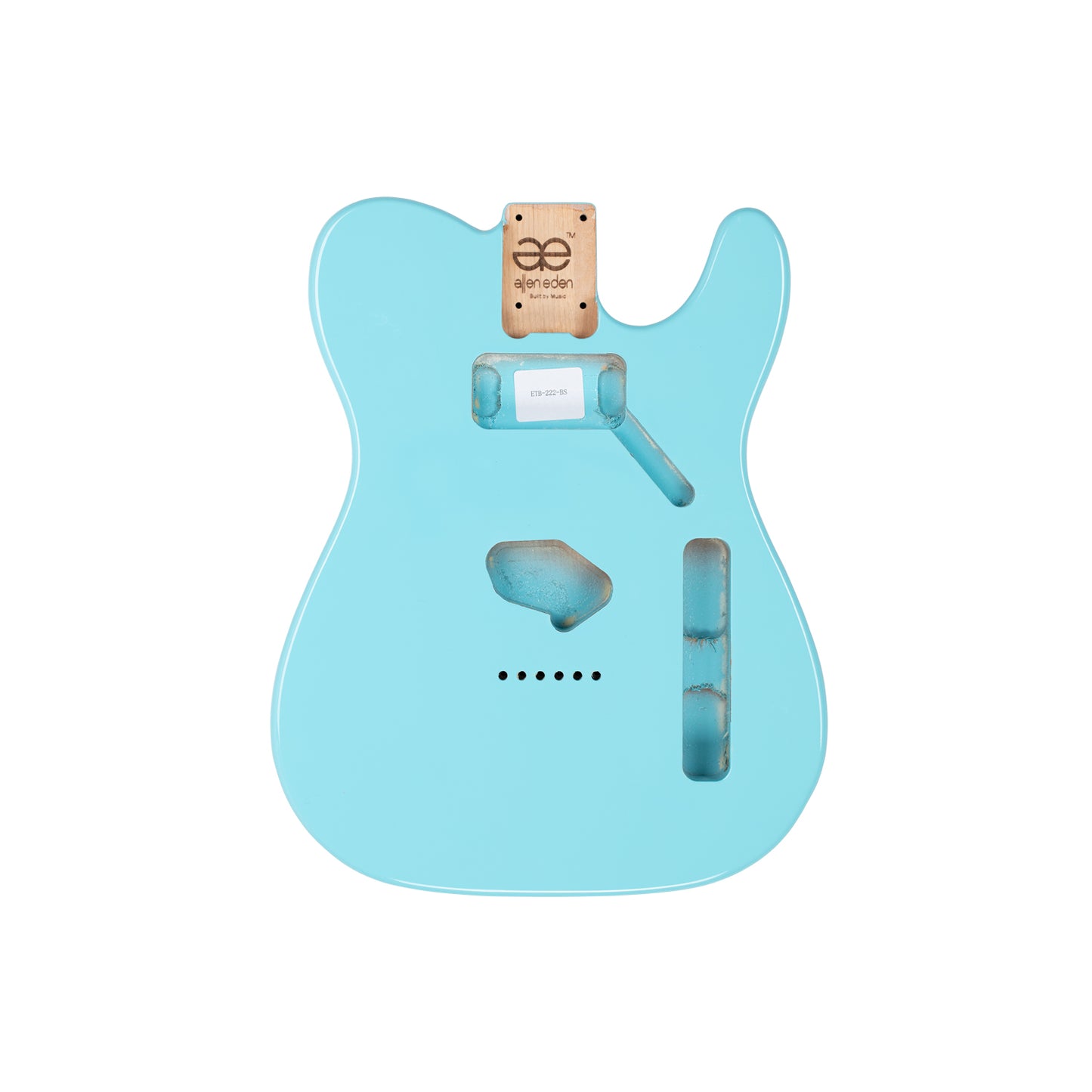 AE Guitars® T-Style Alder Replacement Guitar Body Sonic Blue