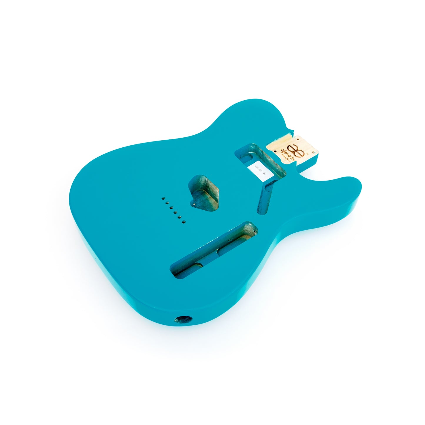 AE Guitars® T-Style Paulownia Replacement Guitar Body Miami Blue