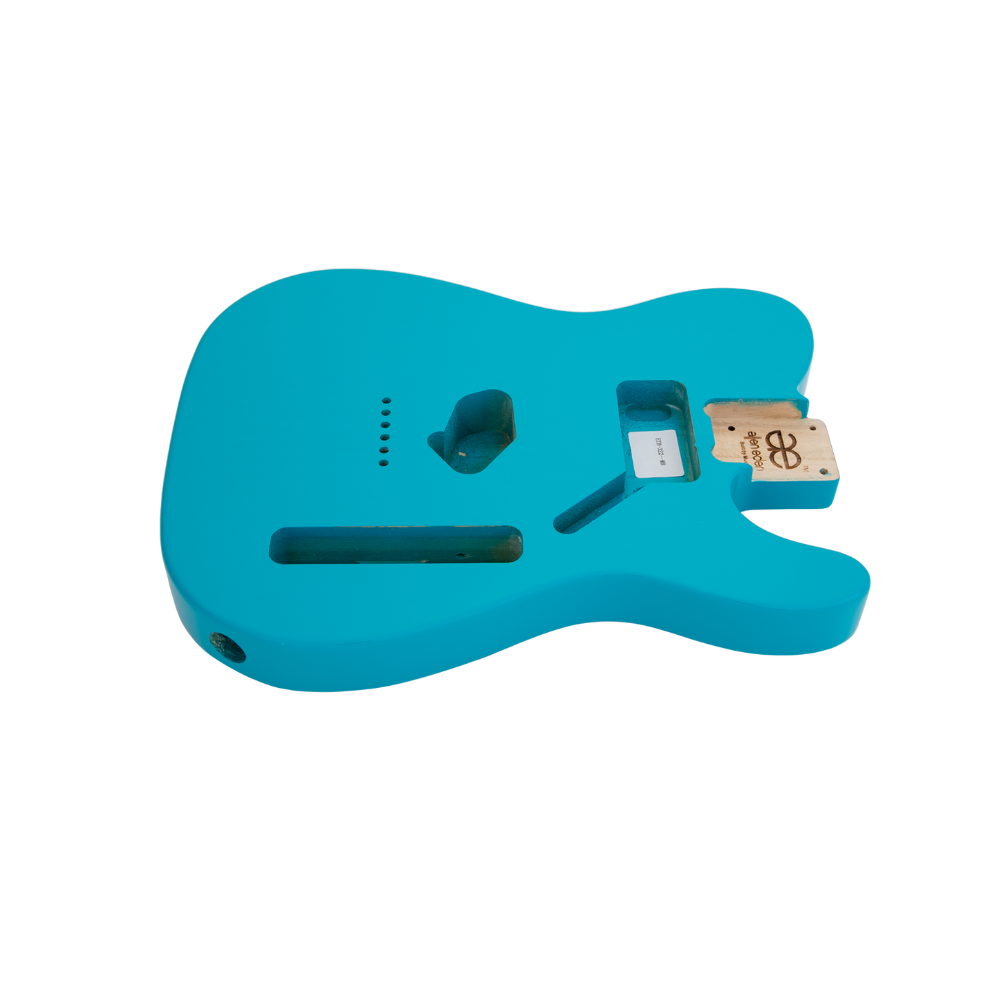 AE Guitars® T-Style Paulownia Replacement Guitar Body Miami Blue