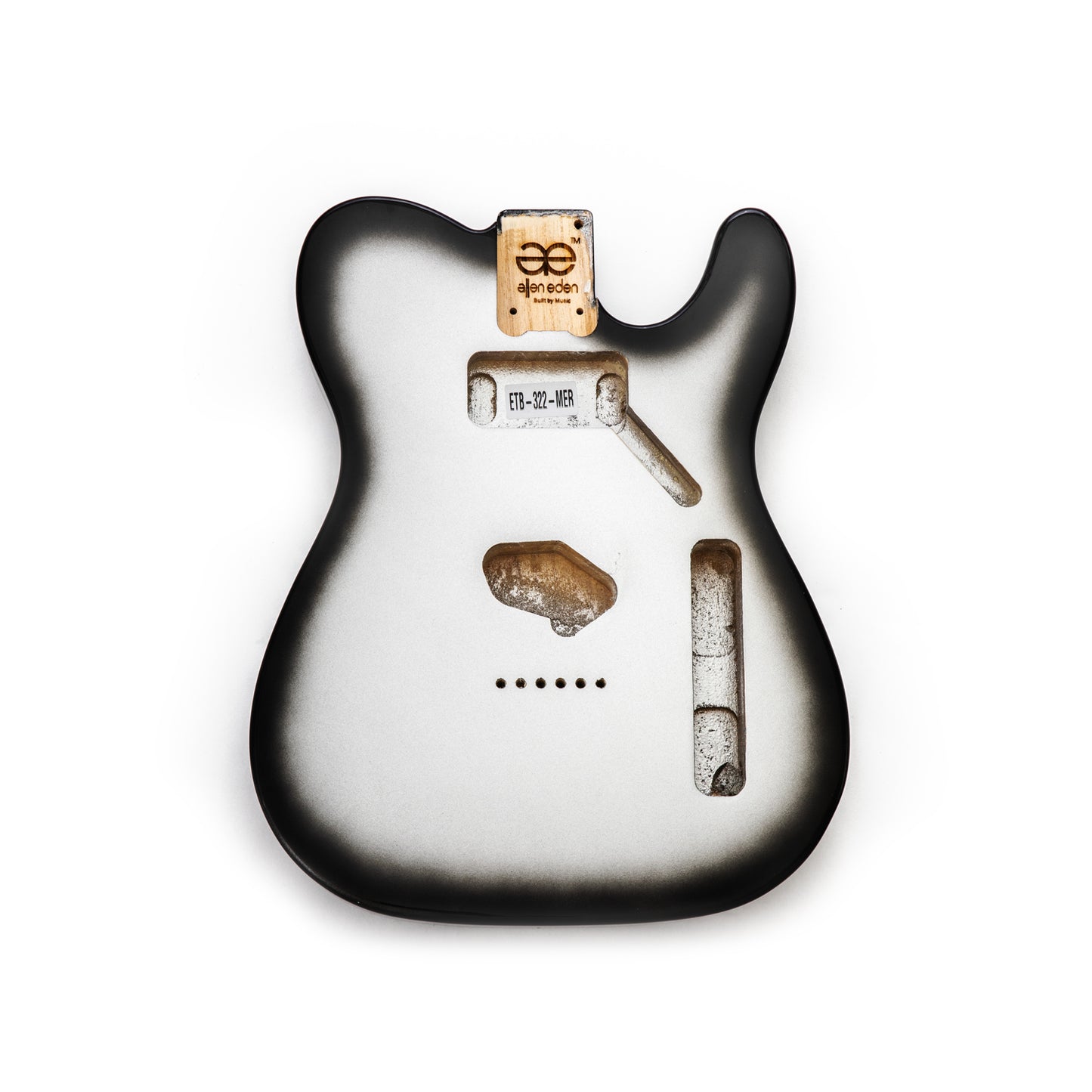AE Guitars® T-Style Paulownia Replacement Guitar Body Mercury