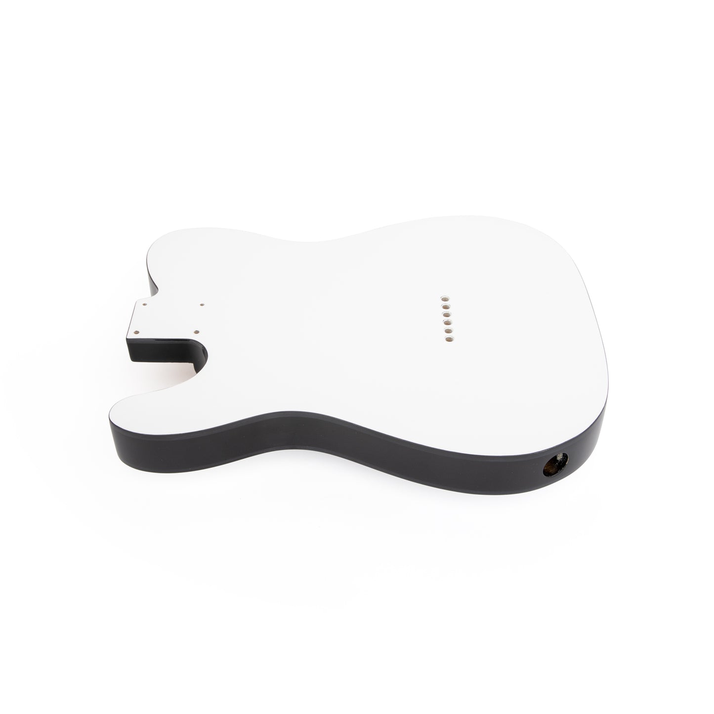 AE Guitars® T-Style Paulownia Guitar Body White and Black Sides