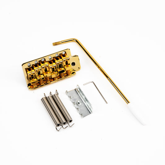 Tremolo Bridge Set for Strat Style Guitars Gold SB002-GD