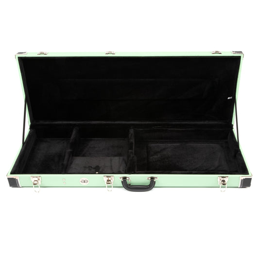 Allen Eden Seafoam Green Tolex/Black Interior Hard Shell Guitar Case