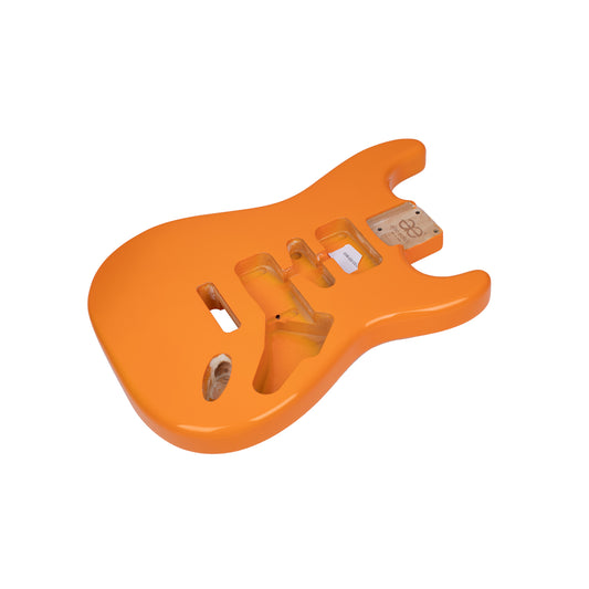 AE Guitars® S-Style Alder Replacement Guitar Body Capri Orange