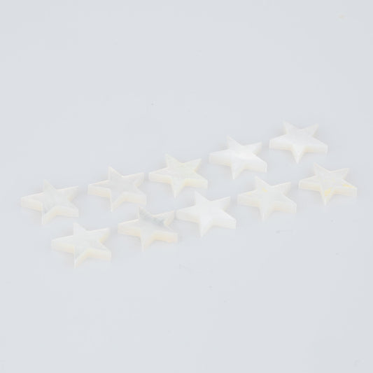 Mother of Pearl -Star Inlays (Set of 10)