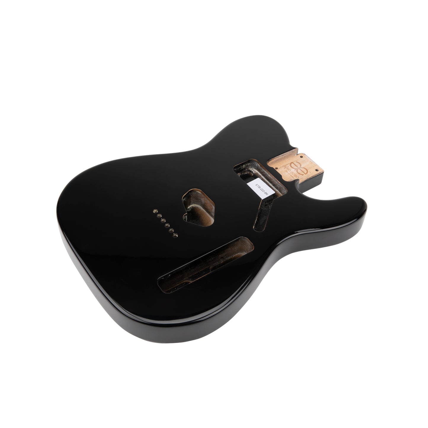 AE Guitars® T-Style Alder Replacement Guitar Body Black