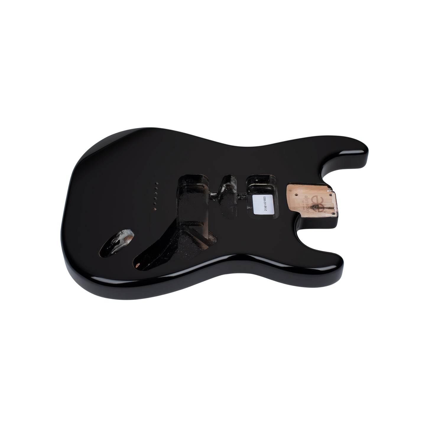 AE Guitars® S-Style Paulownia Replacement Guitar Body Black