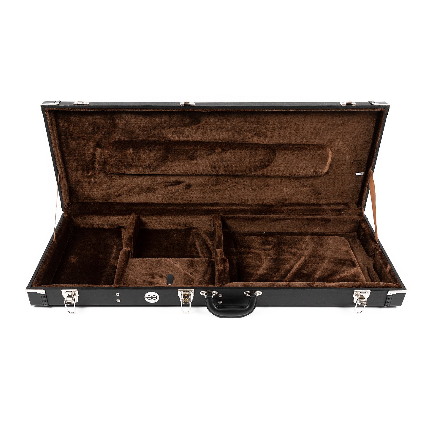 Allen Eden Black Hard Shell Guitar Case for Strat / Tele Styles