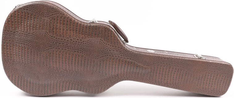 Allen Eden Alligator Leather 335 Case with Super Soft Coffee Velour