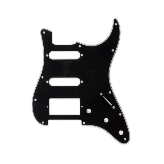 AE Guitars® SSH Strat 3-PLY B/W/B Black Pickguard