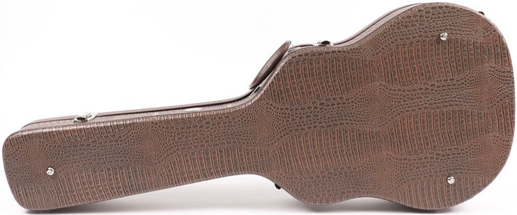 Allen Eden Alligator Leather 335 Case with Super Soft Coffee Velour