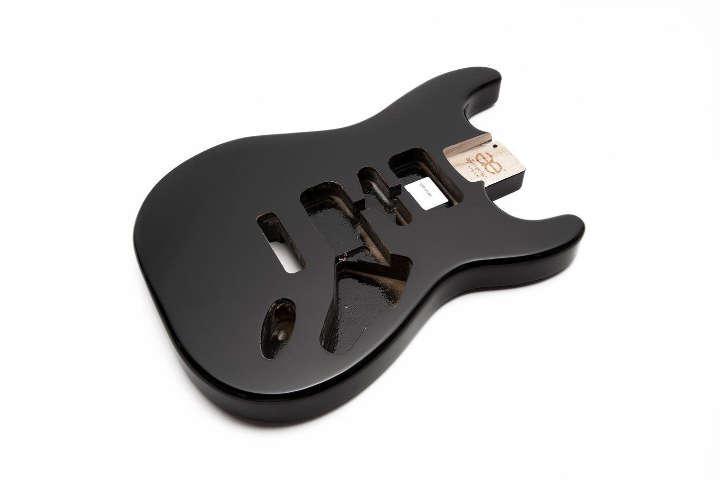 AE Guitars® S-Style Paulownia Replacement Guitar Body Black