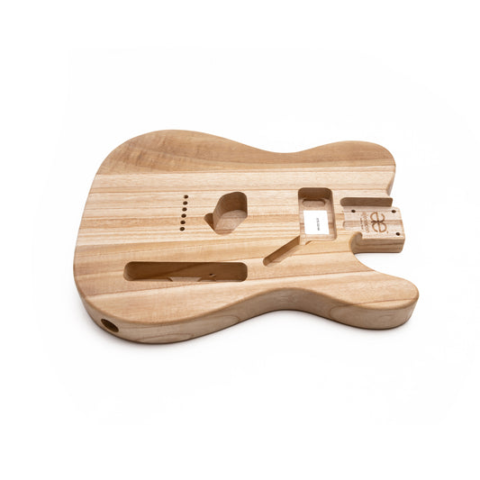 AE Guitars® T-Style Paulownia Replacement Guitar Body Natural Satin