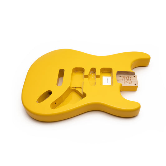 AE Guitars® S-Style Paulownia Replacement Guitar Body Graffiti Yellow