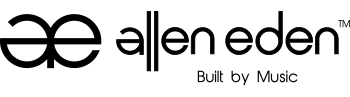 Allen Eden Built By Music Company Logo