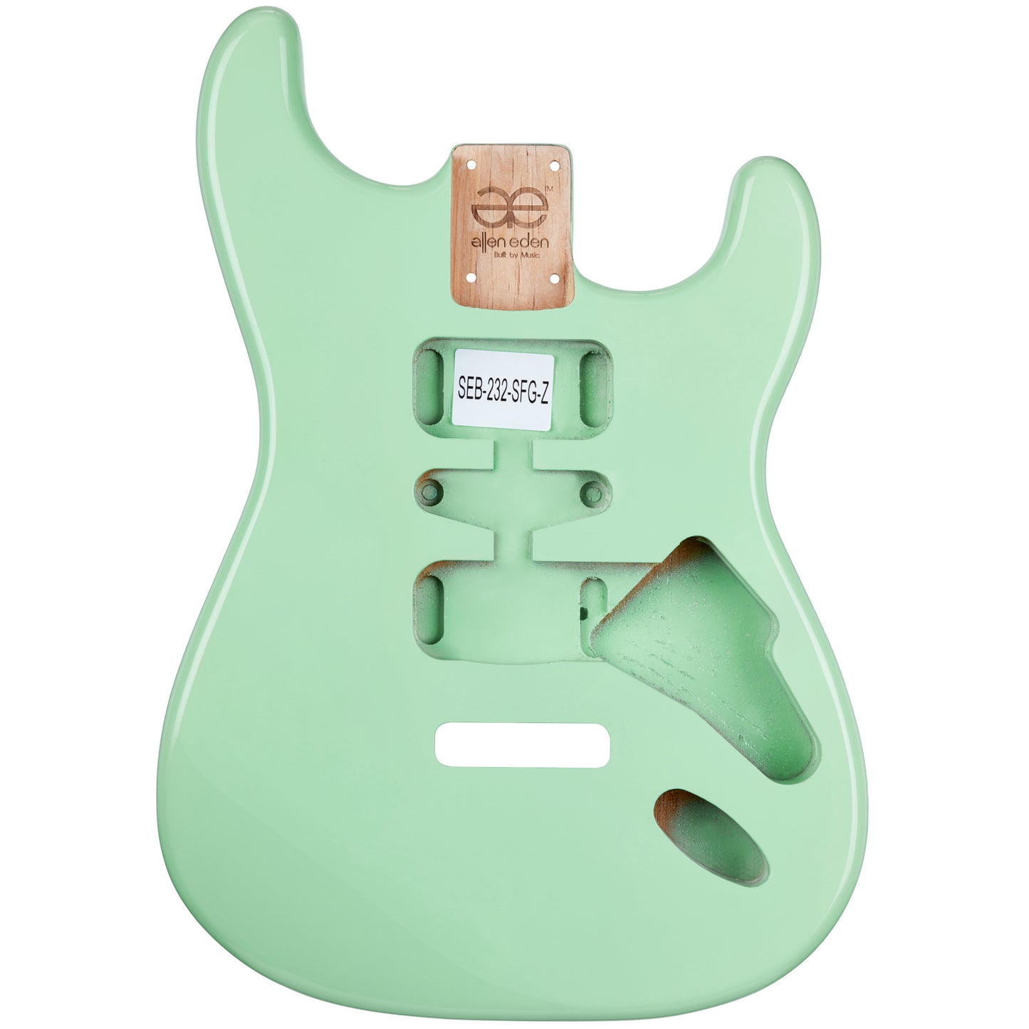 AE Guitars® S-Style Alder Replacement Guitar Body Seafoam Green