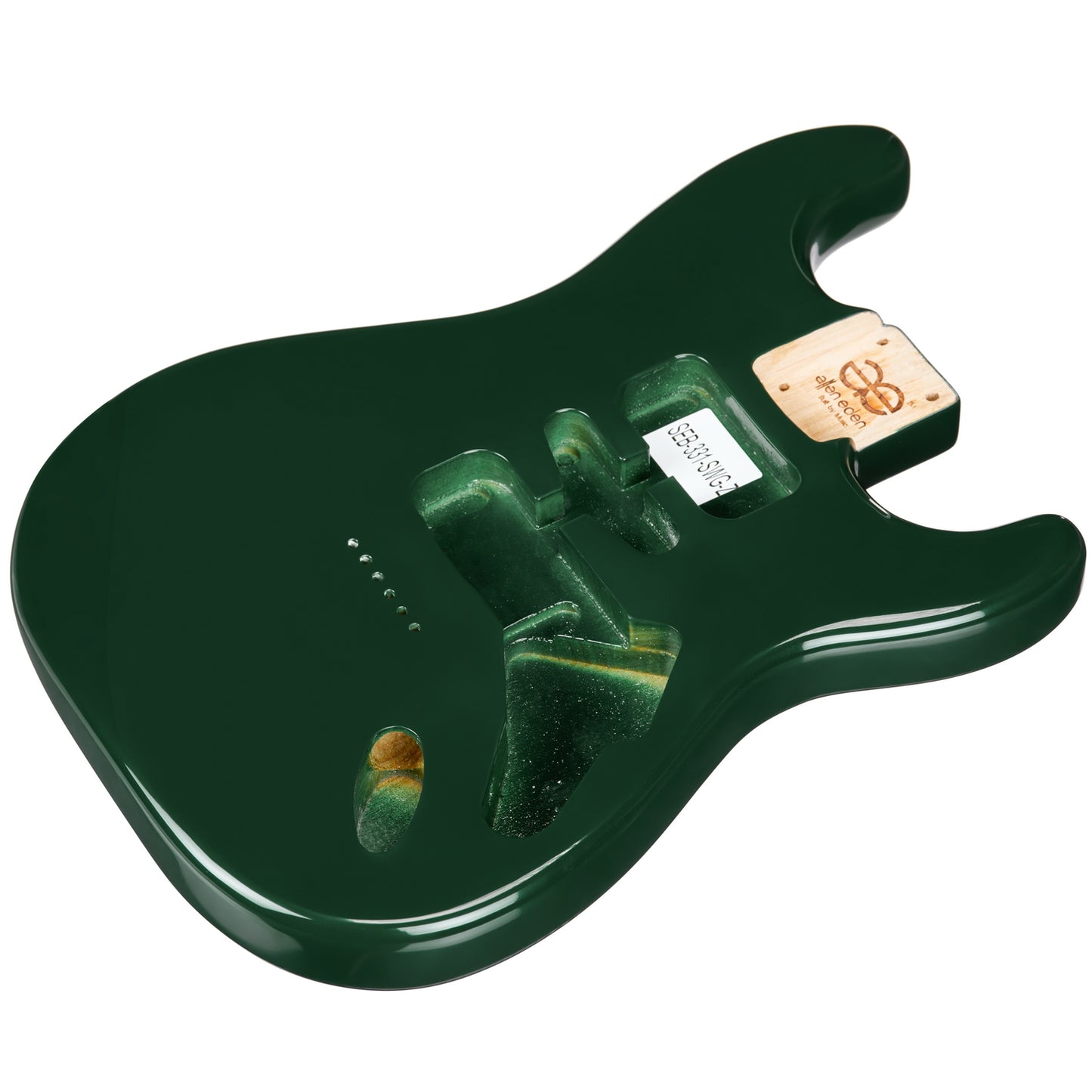 AE Guitars® S-Style Paulownia Replacement Guitar Body British Race Green