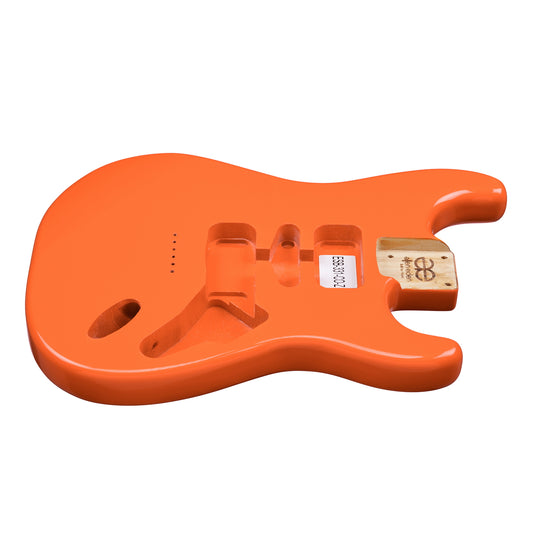 AE Guitars® S-Style Paulownia Replacement Guitar Body Capri Orange