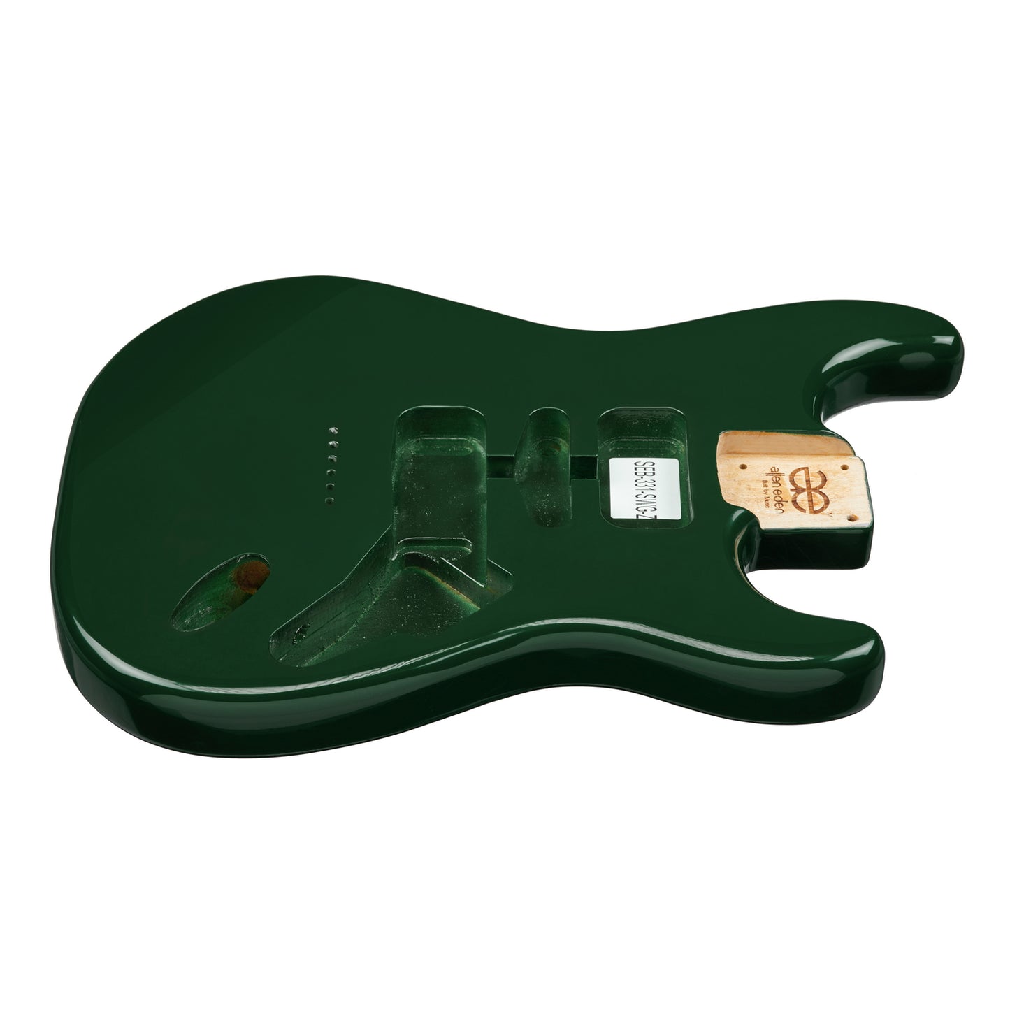 AE Guitars® S-Style Paulownia Replacement Guitar Body British Race Green