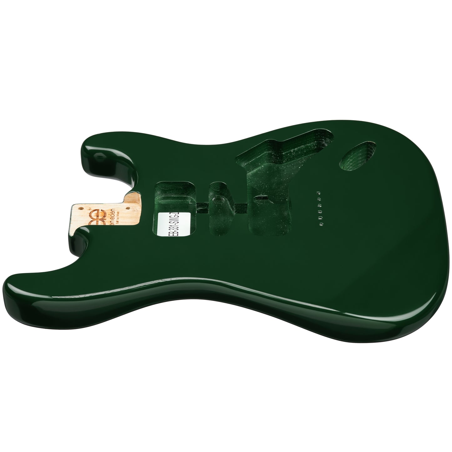 AE Guitars® S-Style Paulownia Replacement Guitar Body British Race Green